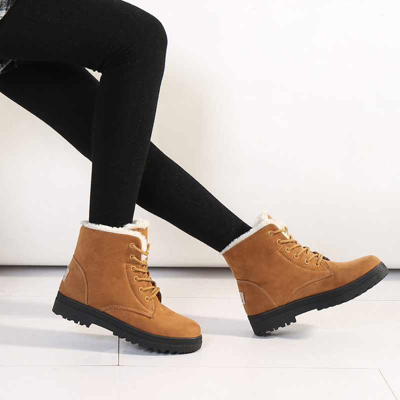 Hivara™ - Wasserdichte orthopädische Damen-Schneestiefel mit warmem Futter und rutschfester Sohle