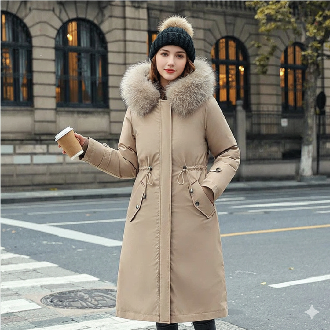 Frostra™ - Damen Winterjacke mit Kapuze und Weichem Kragen