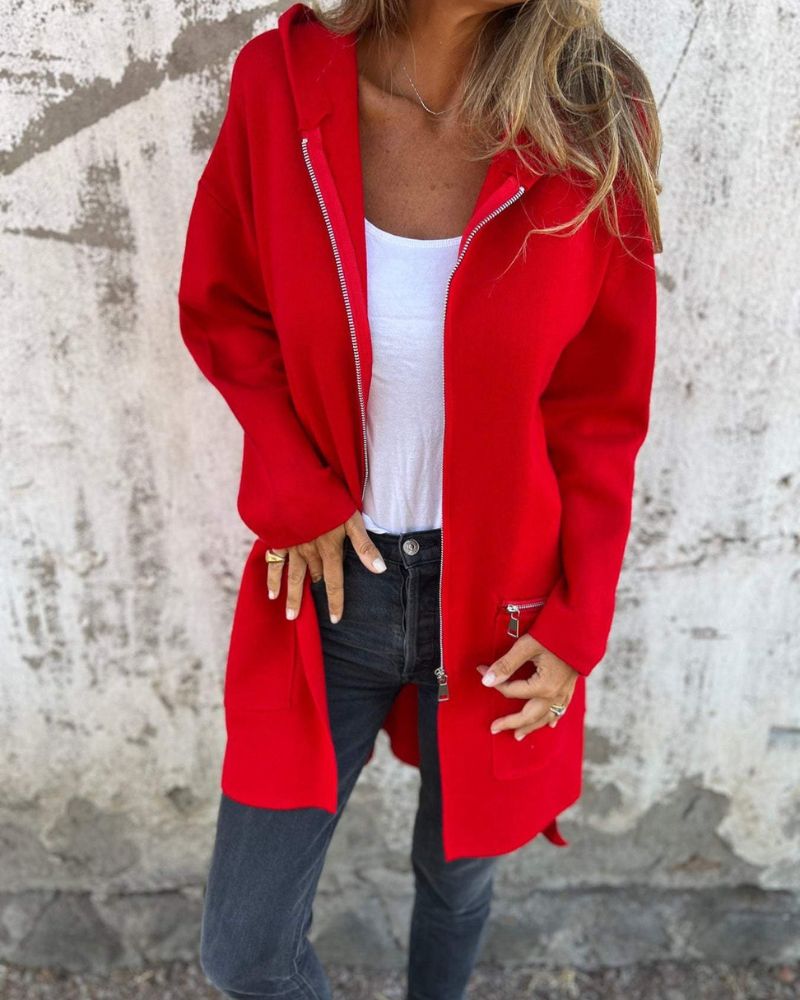 Easora™ - Lässiger und Bequemer Hoodie im Cardigan-Stil
