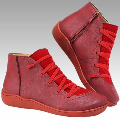 Nina™ – Trendige Orthopädische Ankle Boots im Vintage-Stil