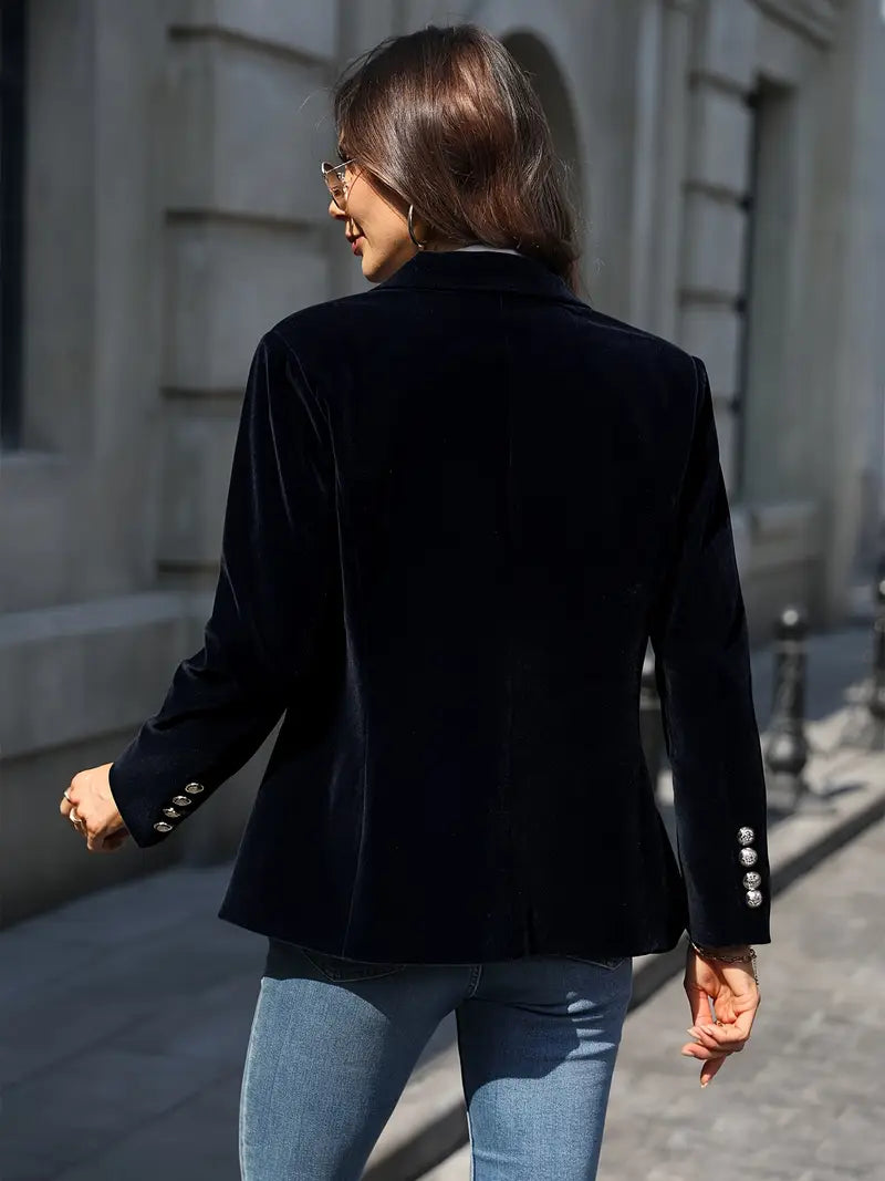 Eloura™ - Elegante Vintage-Veloursjacke