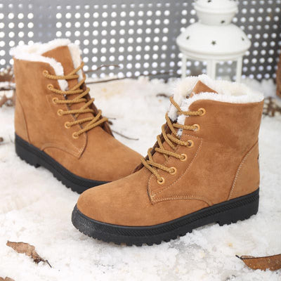 Hivara™ - Wasserdichte orthopädische Damen-Schneestiefel mit warmem Futter und rutschfester Sohle