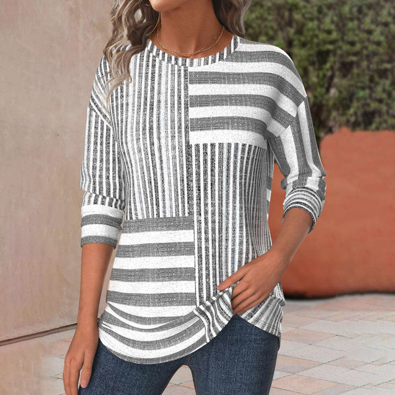 Linoé™ – Gestreifte Bluse aus Atmungsaktivem Stoff