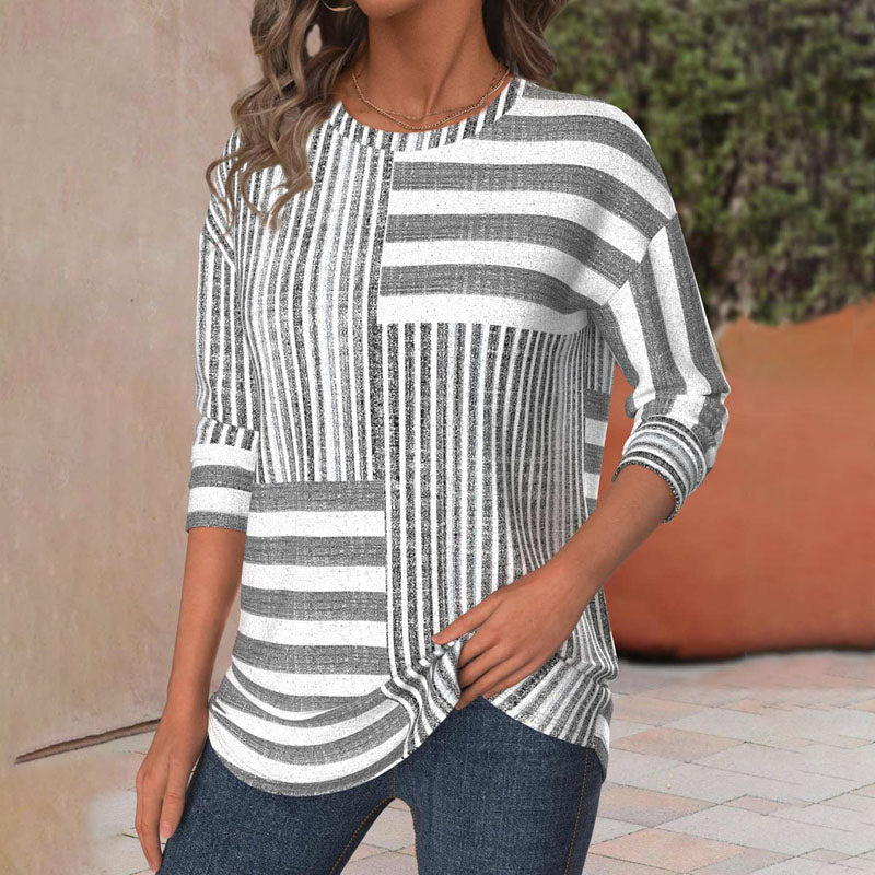 Linoé™ – Gestreifte Bluse aus Atmungsaktivem Stoff
