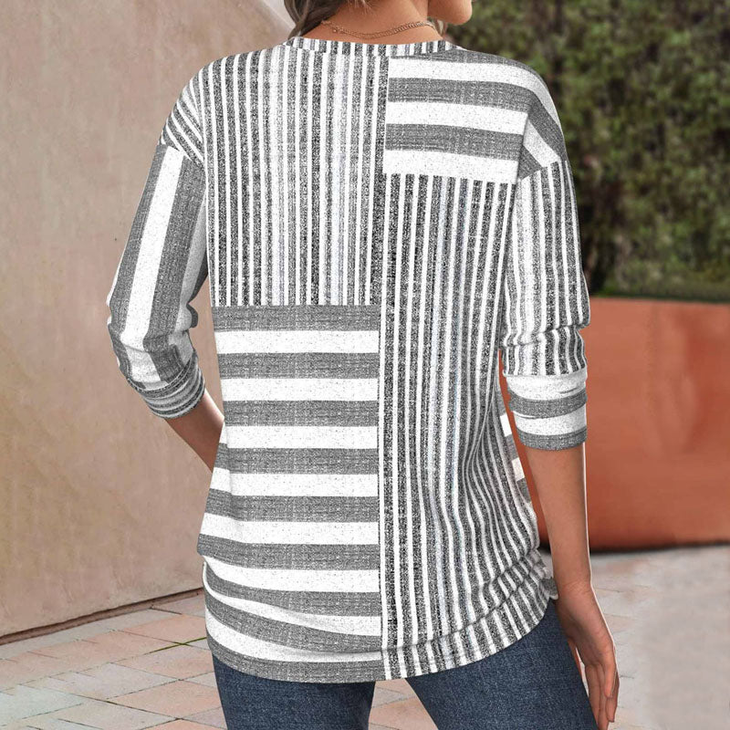 Linoé™ – Gestreifte Bluse aus Atmungsaktivem Stoff