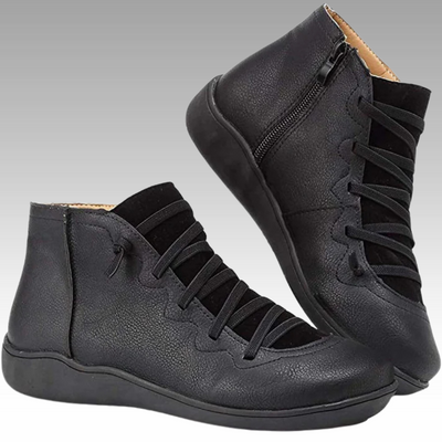 Nina™ – Trendige Orthopädische Ankle Boots im Vintage-Stil