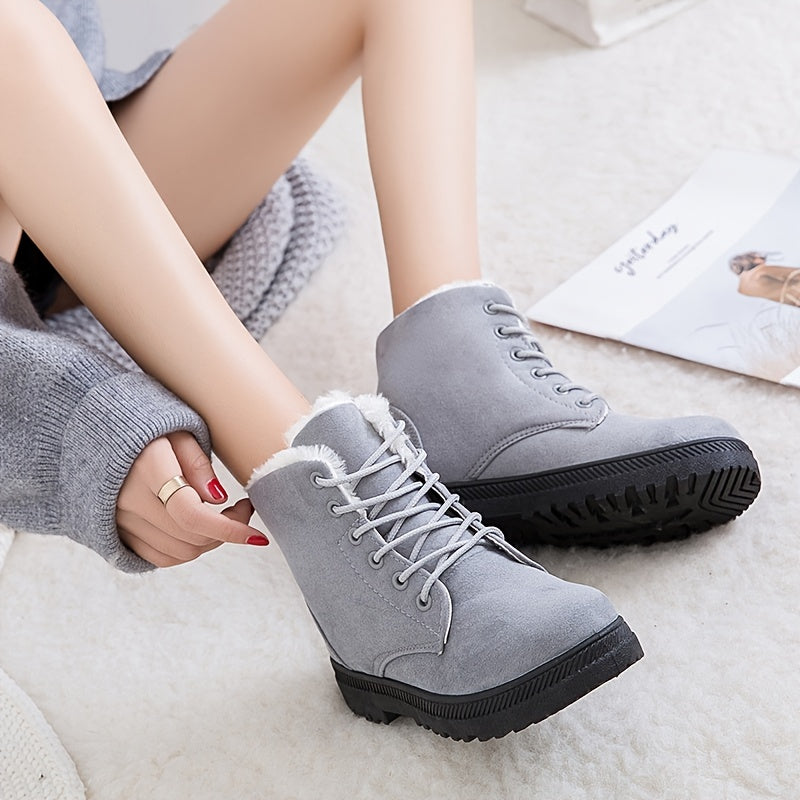 Hivara™ - Wasserdichte orthopädische Damen-Schneestiefel mit warmem Futter und rutschfester Sohle