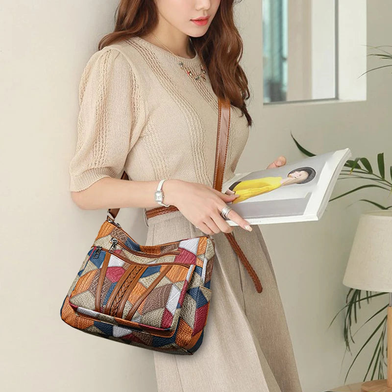 Samira™ - Elegante Handtasche mit Geometrischem Design