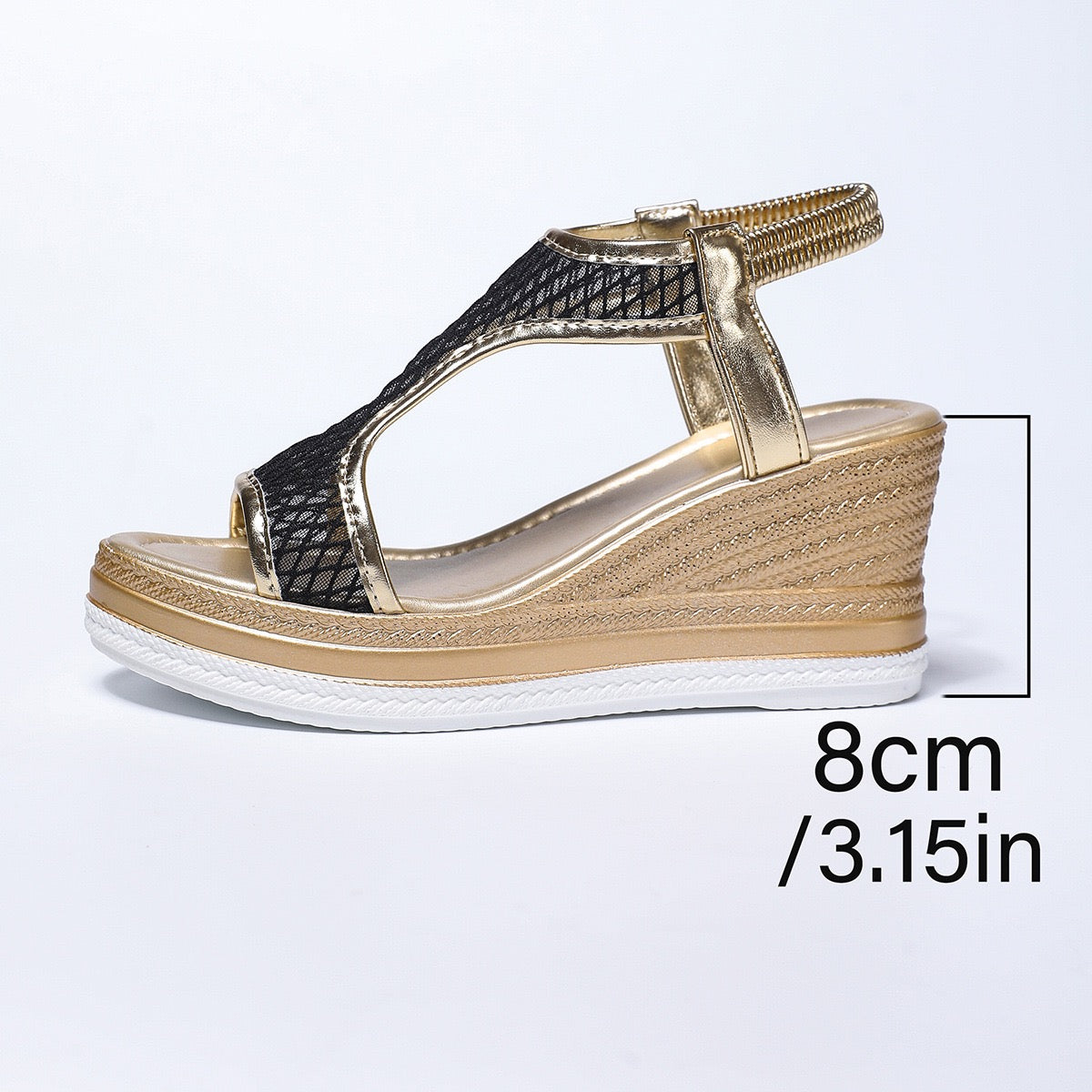 Inez™ – Elegante Orthopädische Slip-in-Sandalen für Damen mit Keilabsatz