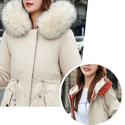Frostra™ - Damen Winterjacke mit Kapuze und Weichem Kragen