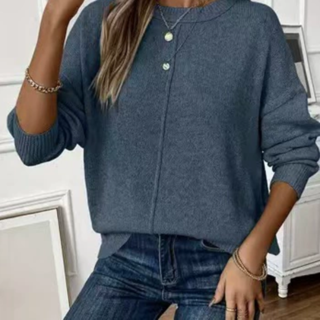 Luvelle™ - Weicher Strickpullover mit Lässiger Eleganz