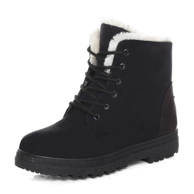 Hivara™ - Wasserdichte orthopädische Damen-Schneestiefel mit warmem Futter und rutschfester Sohle