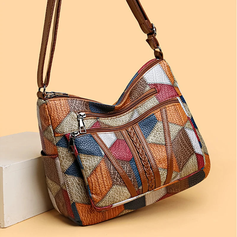 Samira™ - Elegante Handtasche mit Geometrischem Design