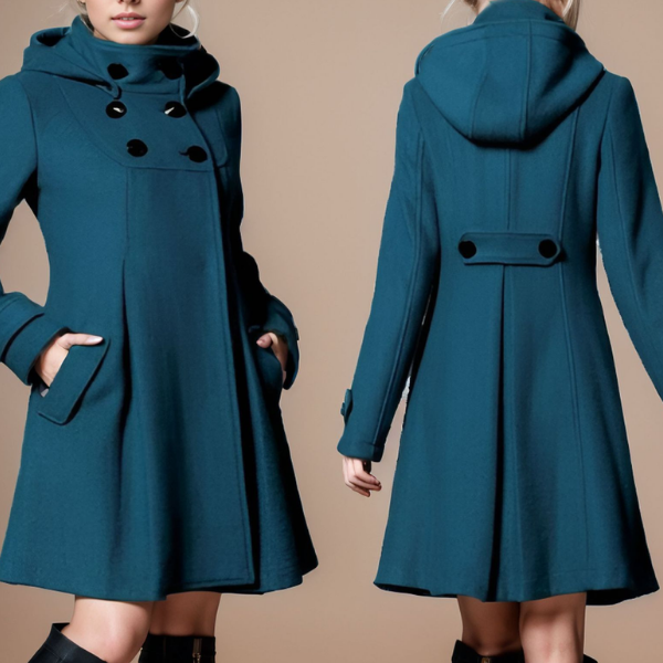 Solvara™ - Elegante Jacke mit Doppeltaschen und Kapuze