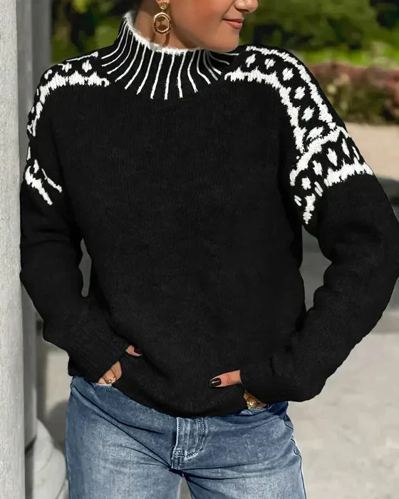 Fleecin™ - Entspannter & Warmer Strickpullover