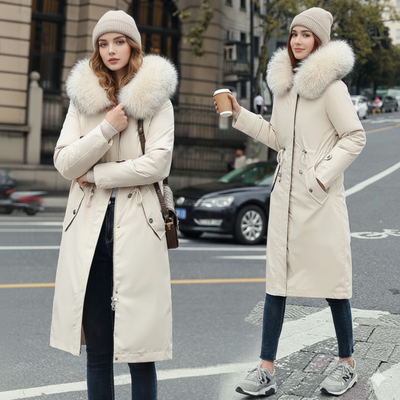 Frostra™ - Damen Winterjacke mit Kapuze und Weichem Kragen