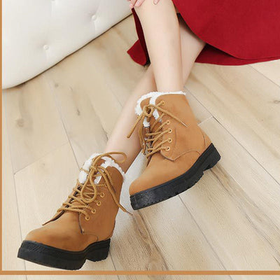 Hivara™ - Wasserdichte orthopädische Damen-Schneestiefel mit warmem Futter und rutschfester Sohle