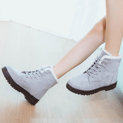 Hivara™ - Wasserdichte orthopädische Damen-Schneestiefel mit warmem Futter und rutschfester Sohle