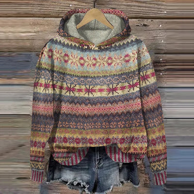 Liora™ - Gemütlicher Ethno-Pullover