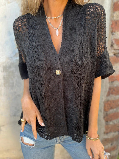 Tilda™ – Stilvolle & Luftige Strickjacke