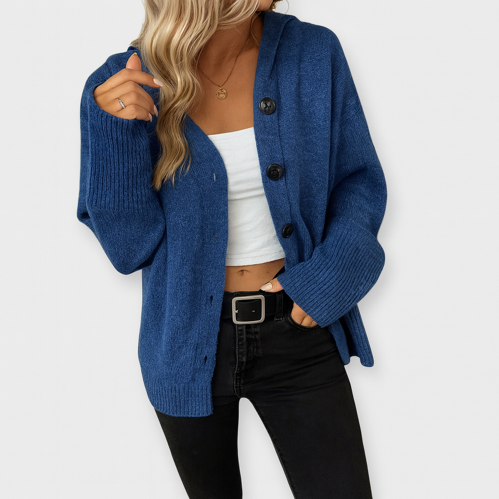 Gemütliche Strickjacke mit Knöpfen – Lässig & Schick