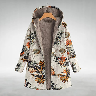 Fleural™ – Stilvolle Fleecejacke mit Blumenmuster