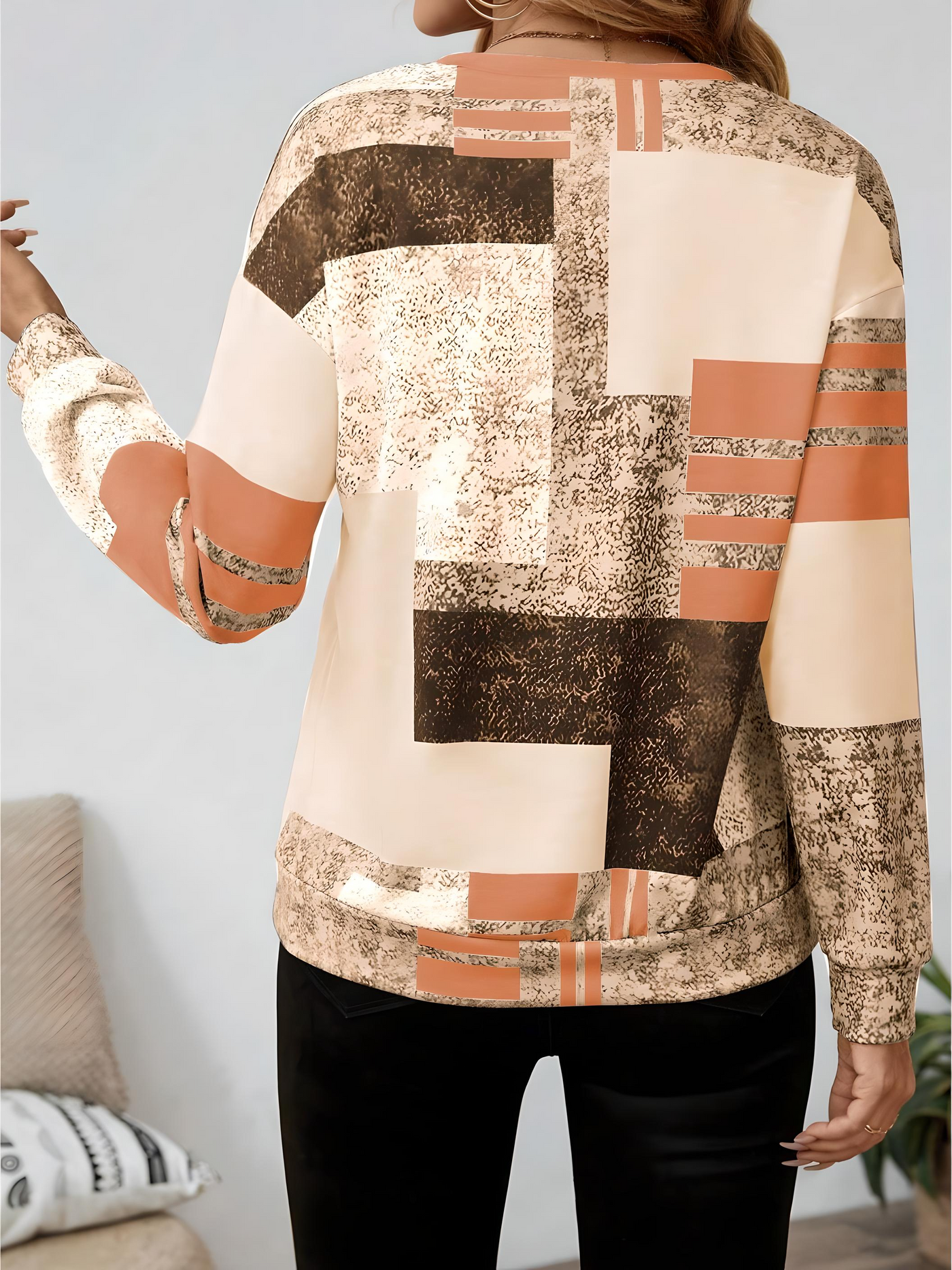 Tricia™ – Sweatshirt mit Grafikprint und Reißverschluss