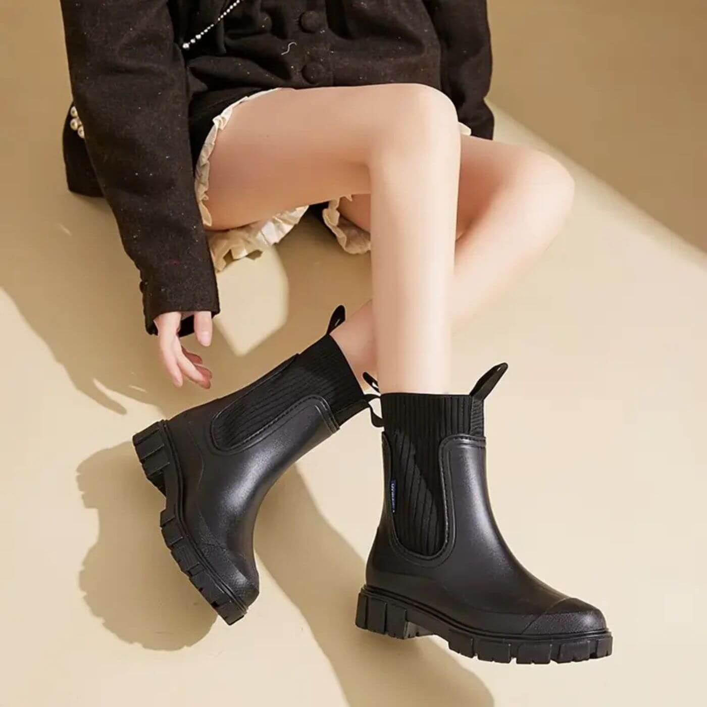Pluvia™ - Stilvolle Wasserdichte Stiefel für Den Täglichen Gebrauch