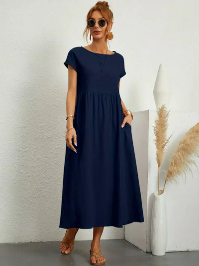 Anna™ – Entspanntes & Stylishes Midikleid