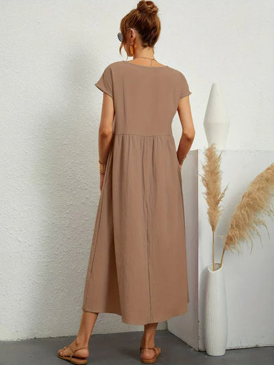 Anna™ – Entspanntes & Stylishes Midikleid