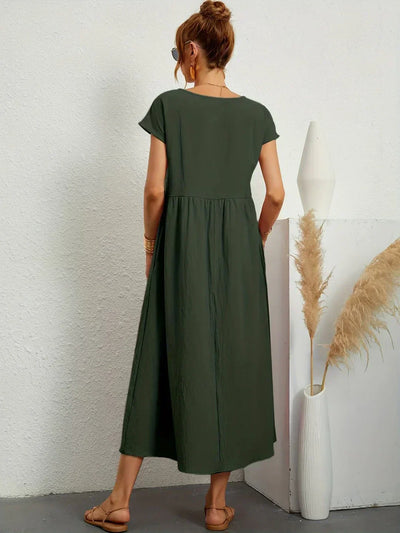 Anna™ – Entspanntes & Stylishes Midikleid