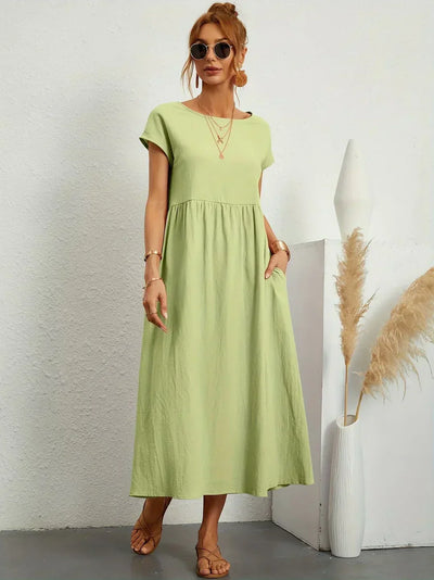 Anna™ – Entspanntes & Stylishes Midikleid