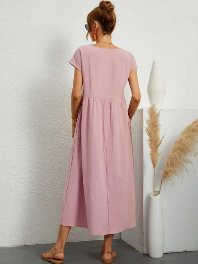 Anna™ – Entspanntes & Stylishes Midikleid