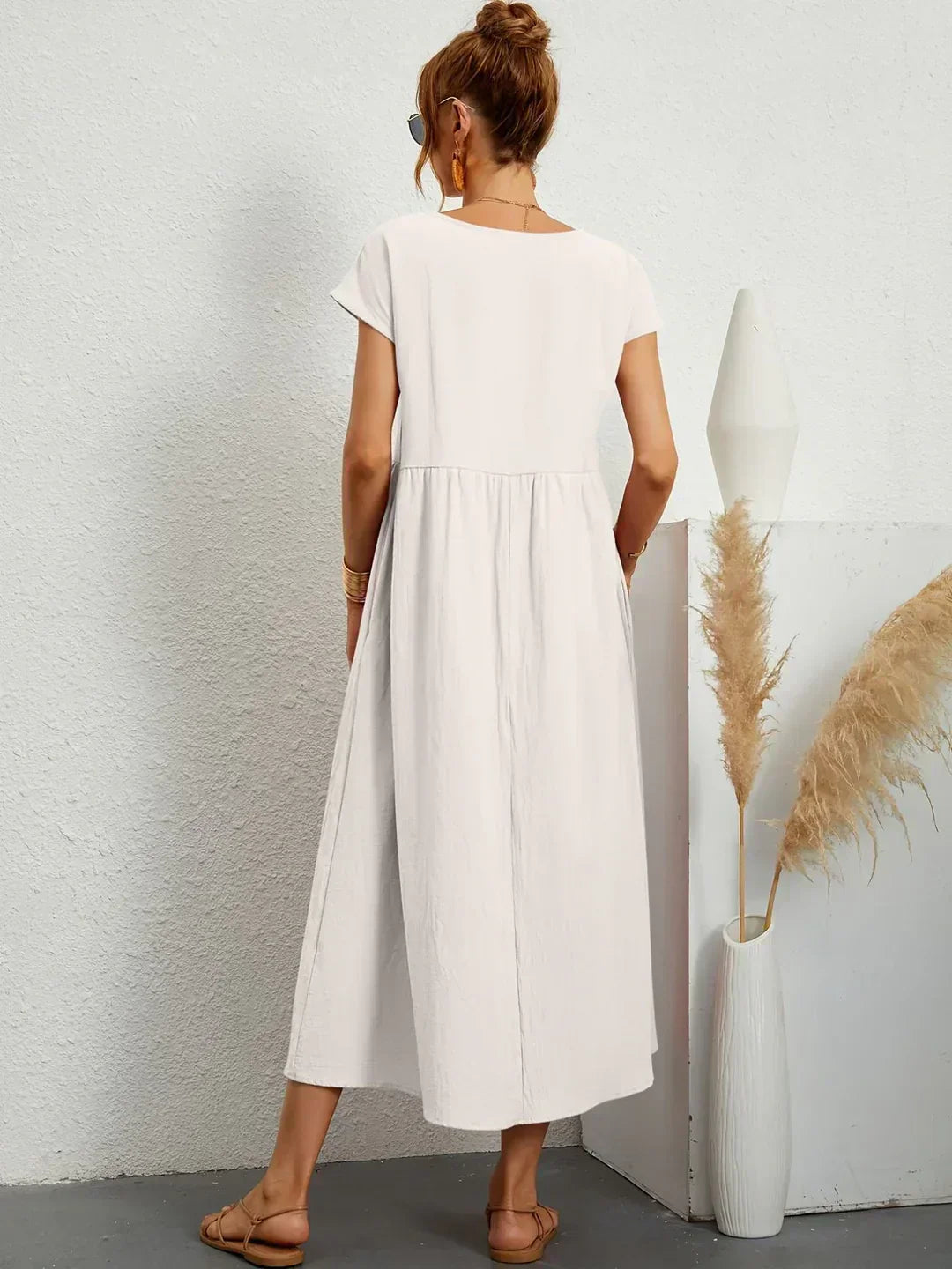 Anna™ – Entspanntes & Stylishes Midikleid