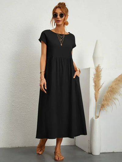 Anna™ – Entspanntes & Stylishes Midikleid