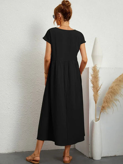 Anna™ – Entspanntes & Stylishes Midikleid