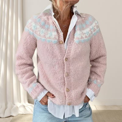 Virelle™ – Locker Gestrickte Schicke Strickjacke mit Muster