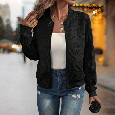 Fanny™ – Warme und Bequeme Strukture-Bomberjacke