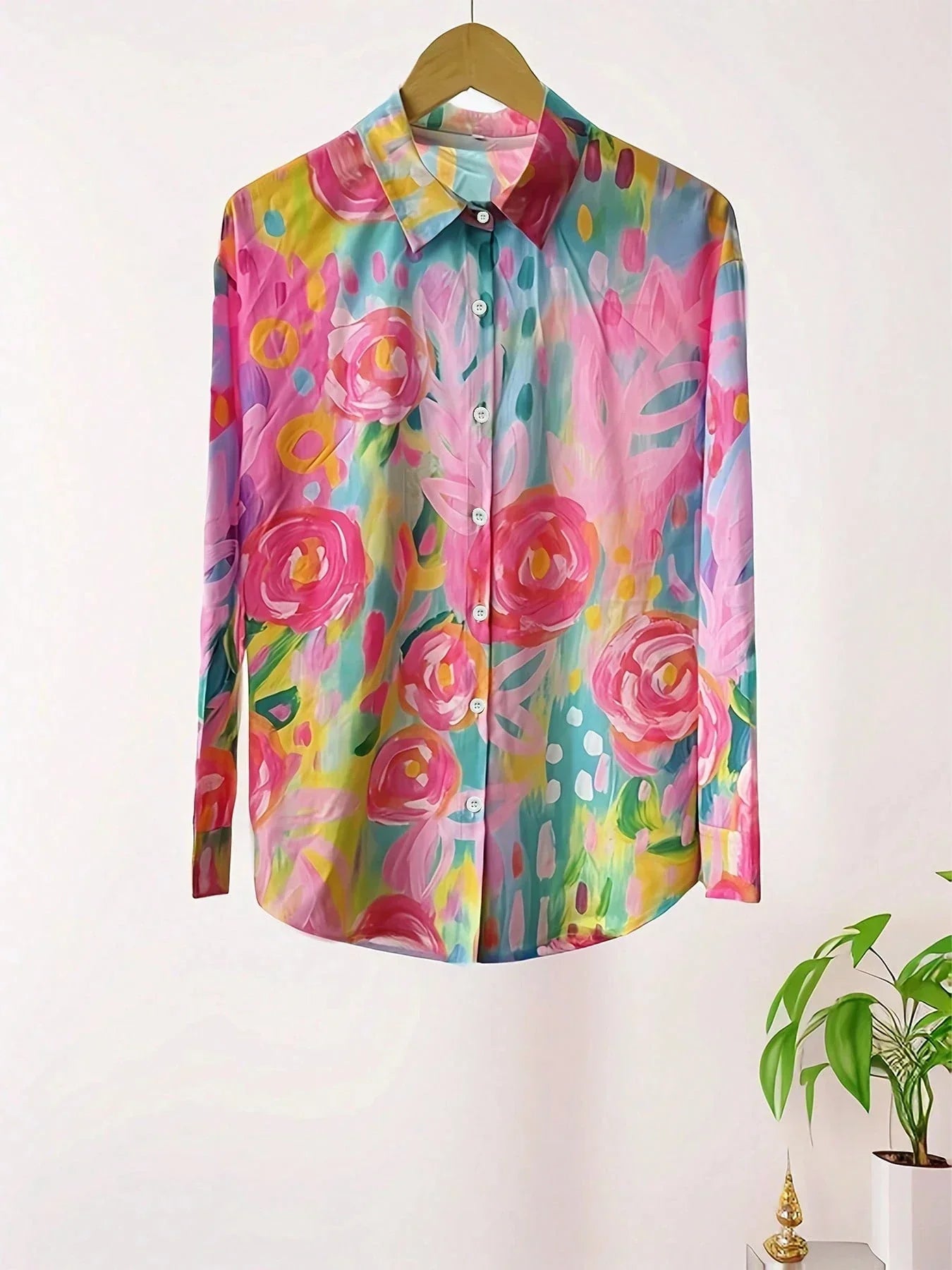 Zyra™ - Bequeme & bunte Bluse mit verspieltem Muster