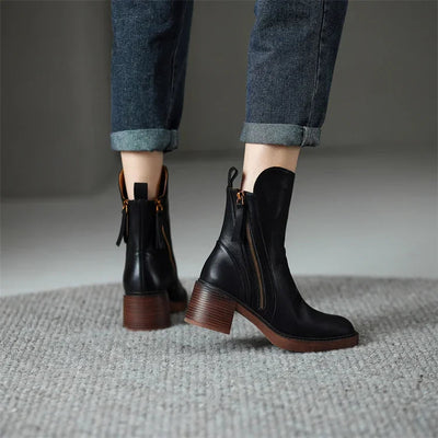 Novessa™ - Elegante und Bequeme Stiefel mit Absatz
