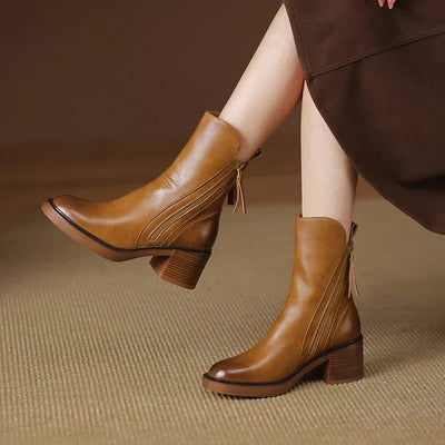 Novessa™ - Elegante und Bequeme Stiefel mit Absatz