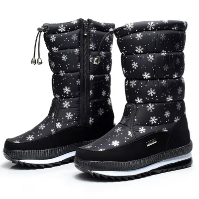 Sofie™ - Rutschfeste und Wasserdichte Schneestiefel aus Kunstfell