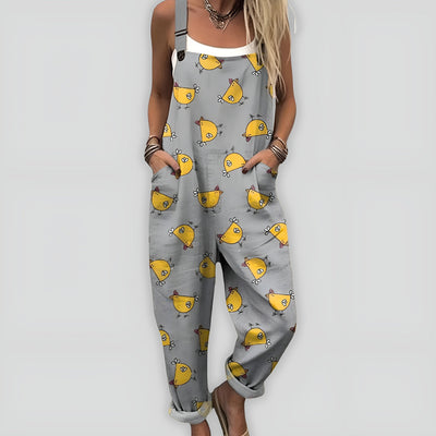 Faye™ – Bequemer und Stilvoller Jumpsuit mit Lockerer Passform