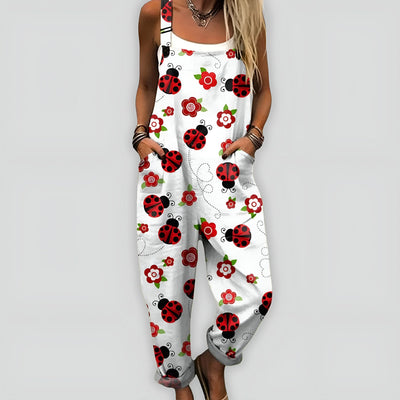 Faye™ – Bequemer und Stilvoller Jumpsuit mit Lockerer Passform