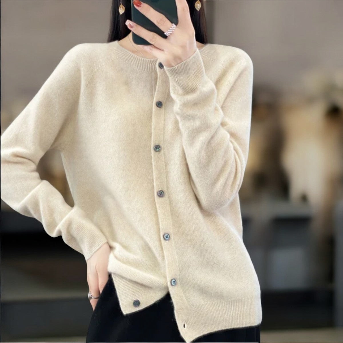 Anna | Kaschmir-Merinowolle Cardigans