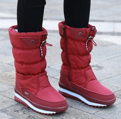 Sofie™ - Rutschfeste und Wasserdichte Schneestiefel aus Kunstfell