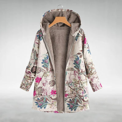 Fleural™ – Stilvolle Fleecejacke mit Blumenmuster