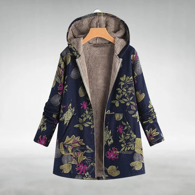 Fleural™ – Stilvolle Fleecejacke mit Blumenmuster