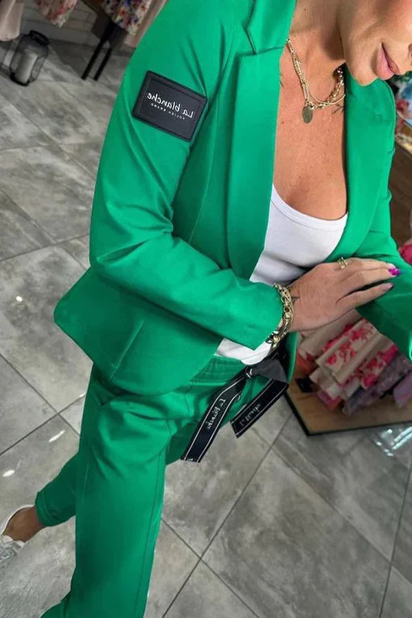 Zyora™ – Maßgeschneidertes Set mit Weichem Blazer und Lässigen Jogginghosen