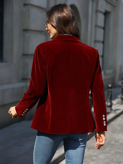 Eloura™ - Elegante Vintage-Veloursjacke